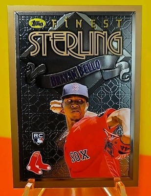 2023 Topps Finest Brayan Bello #4  ''Finest Sterling'' Boston Red Sox Rookie 