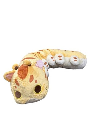Fluffnest PuffPals Yam the Caterpillar Plush 56  Total Length NEW Authentic Rare