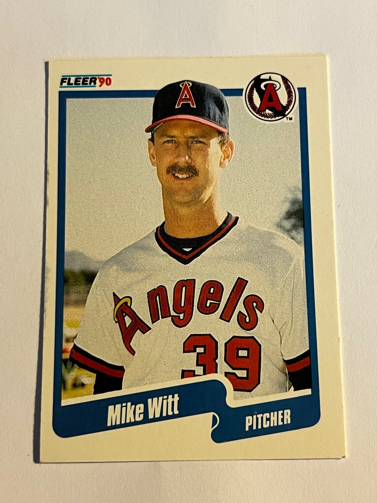 1990 Fleer Canadian #148 Mike Witt