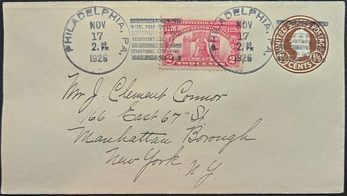 Sesquicentennial Expo Model Post Office Handstamp Philadelphia PA 1926 Scarce!