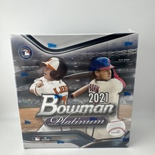 2021 Bowman Platinum Baseball HUGE Factory Sealed MEGA Box-2 AUTOS+100 Cards!