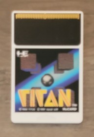 Titan PC Engine (Japan Import) HuCARD W/Case & Manual