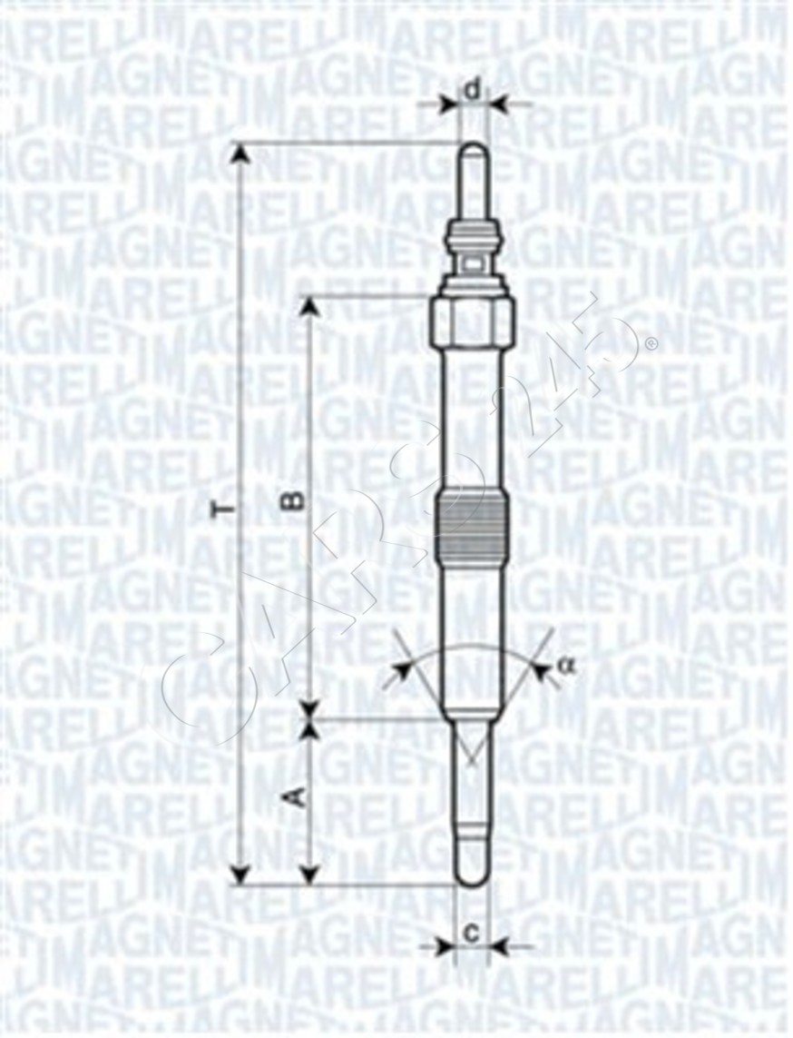 Glow Plug Fits LAND ROVER Defender Cabrio Pickup Station Wagon ERR6066