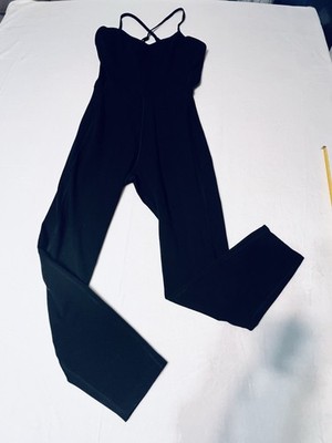Old Navy Black Lg Power soft Sleeveless Workout Bodysuit/Jumper/Active Sexy Y2K