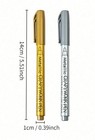 Pilot Metallic Super Gold & Silver Extra Fine Permanent Marker Paint Pens