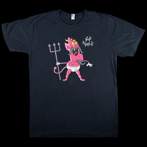 Cartoon Network Crew Staff Only Uncle Grandpa Devil Bad Mornin' Graphic T-Shirt