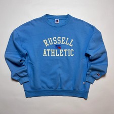 Russell Athletic Retro Crewneck Pullover Carhartt Style Herren blau S / M 