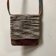 Borsa a tracolla donna Missoni multicolore a righe lusso design unico elegante Italia