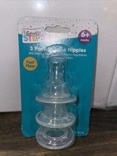 Silicone Nipples by Gentle Steps Fast Flow - Age 6 months 3/Pack