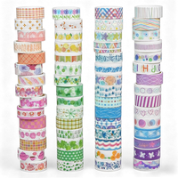 60 Rollen Washi Tape Set „Traumhafte BlüTe“ – Dekoratives Masking Tape Farbige K