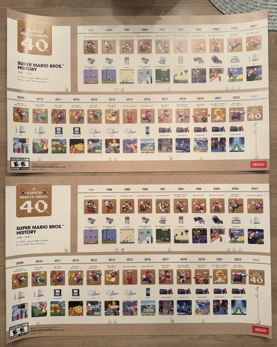 BOGO FREE! Super Mario Bros. 40th Anniversary Exclusive Target