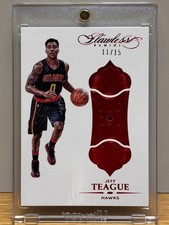 Jeff Teague Hawks Flawless 15 Pieces Limited Ruby Basketball Rare Model Limited