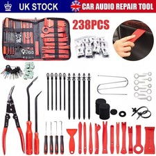 238PCS Car Trim Removal Pry Tool Set Molding Panel Door Dash Interior Clip Kit