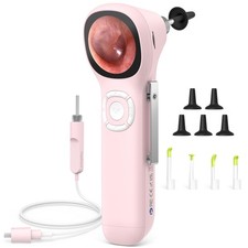 Digital Otoscope w/IPS Screen, 720p HD Smart Video Otoscope with Light, Ear S...