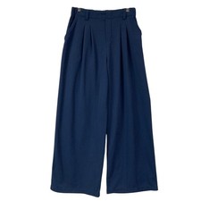 Halara Blue Wide Leg Pull-On Pants Womens Size M Polyester Blend Elastic Waist