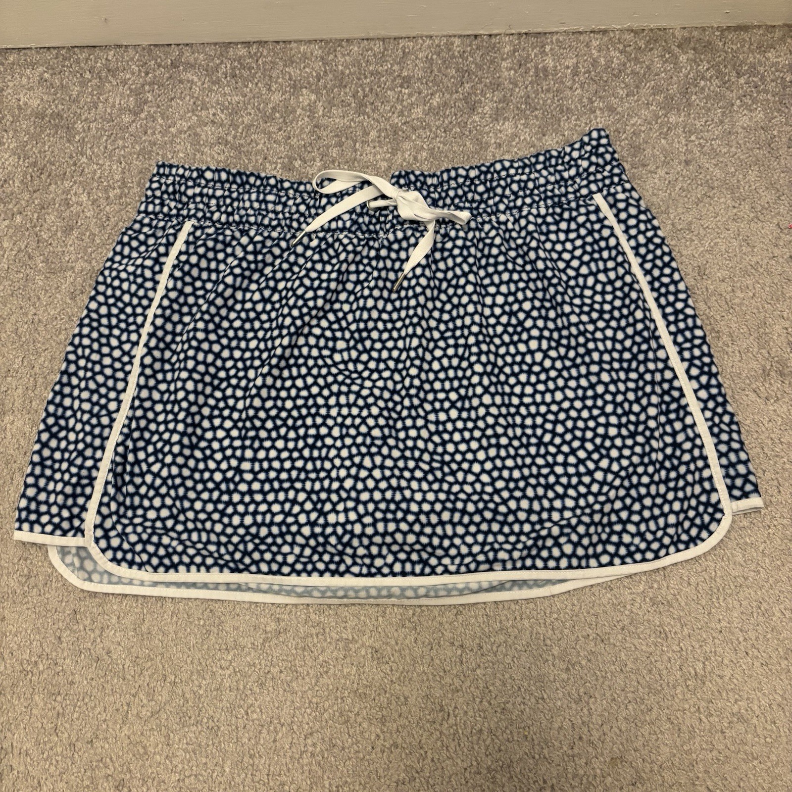 GAP Blue And White Patterned Drawstring Skort Siz… - image 1