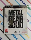 METAL GEAR SOLID THE LEGACY COLLECTION PS3 ITALIAN PLAYSTATION 3