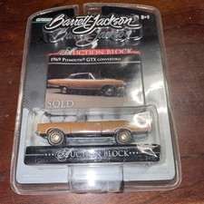GREENLIGHT BARRET JACKSON AUCTION BLOCK 1969 PLYMOUTH GTX CONVERTIBLE 1:64 SCALE