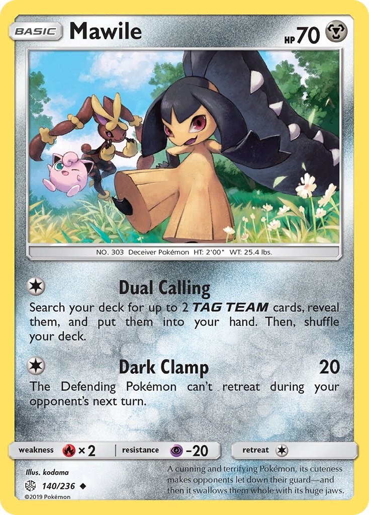 Mawile SM - Cosmic Eclipse 140/236 NM Pokemon