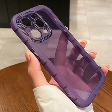 Shockproof Silicone Bumper Clear Phone Case For iPhone 16 15 14 13 12 11 Pro Max