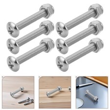 12 Sets Bolt and Nut Foosball Replacement Fasteners
