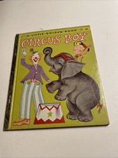 Little Golden Book Books Circus Boy Edition #290 1957