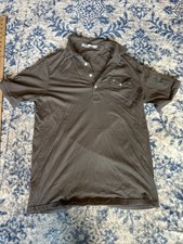 Criquet Gray Performance Polo Shirt Men s Medium Pocket Golf Casual