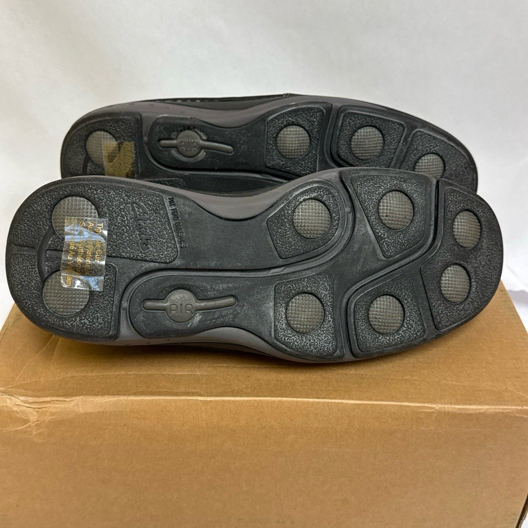 SAOLA Scarpe Clarks Mover in pelle da uomo taglia 10 5 nere stringate suola comoda casual