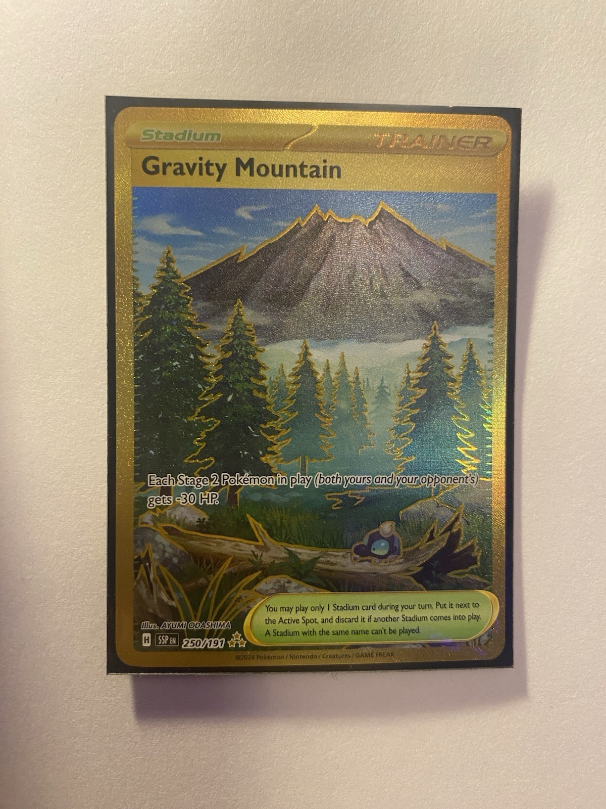 Gravity Mountain 250/191 Sv08: Surging Sparks Holo