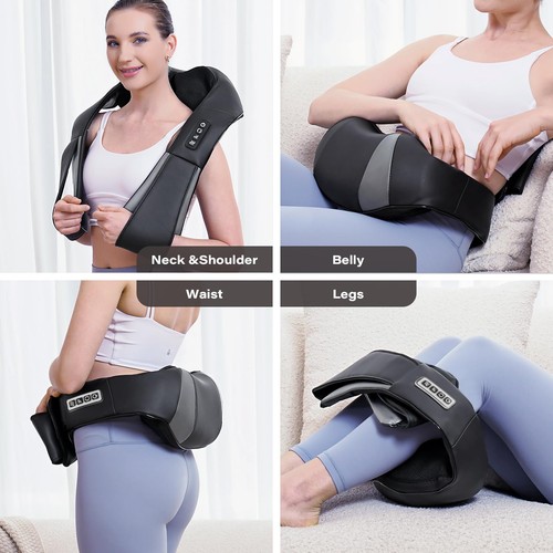 Neck Back Massager, Shiatsu Neck and Shoulder Massager with Heat, 3D Deep Tis... - Picture 5 of 7