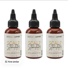 Bask Lather Scalp Stimulator Hair Growth Oil, 2 fl oz / 59 mL