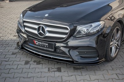Maxton Design Frontlippe passend für Mercedes E43 AMG / AMG-Line Limousine / Kom
