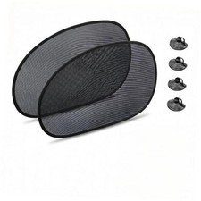 2 PCS Car Window Shades - 15" x 25.6" - Baby Heat Shield - Baby Window Shades