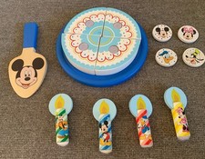 Melissa  Doug Mickey Mouse Club Wooden Birthday Cake Pretend Play