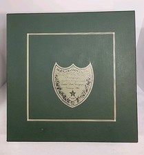 Dom Perignon 1985 scatola presentazione champagne e secchiello ghiaccio in peltro