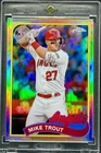 Mike Trout RARE  REFRACTOR  INVESTMENT CARD TOPPS CHROME ANGELS MVP MINT