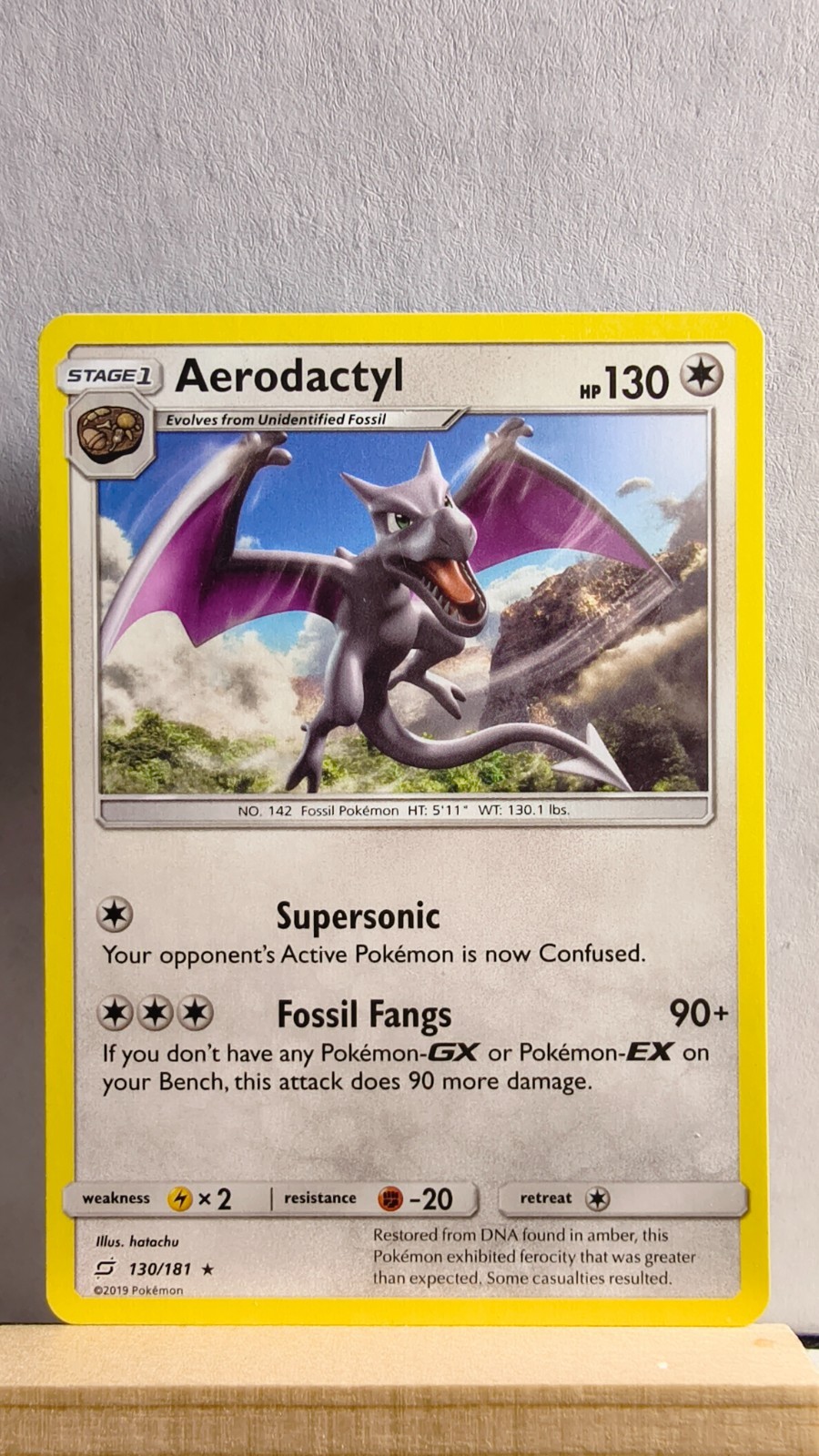 Aerodactyl [LP] - Pokemon TCG Team Up 130/181 [Rare]