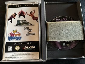 Space Jam (Sega Saturn, 1996) CIB W/ Manual REG card Complete