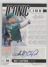 2020 Panini Absolute Iconic Ink 4/49 Matt Chapman #IC-MC Auto 02wb