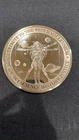 Tribute to third millenium medal 3.5" and 6.6oz of .999 Silver, Peace Art Sience