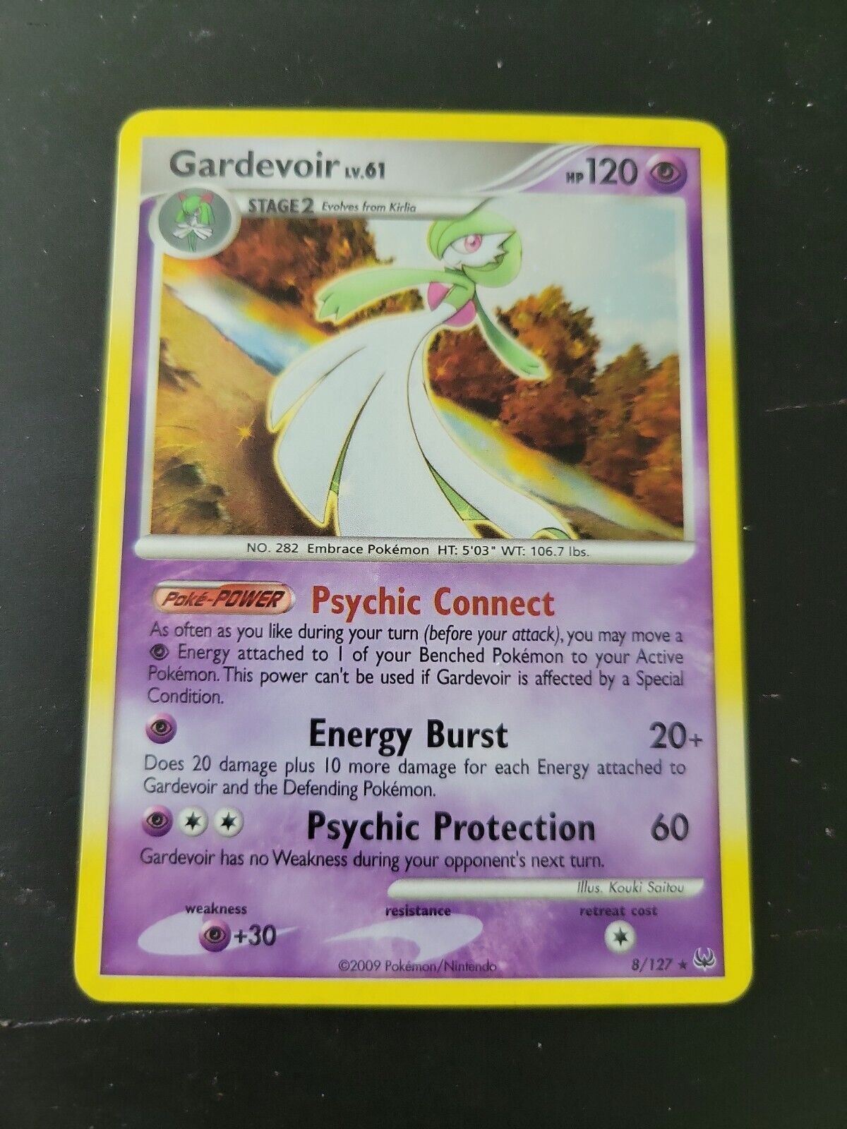 Pokemon Card 2009 Platinum - Gardevoir 8/100 Holo