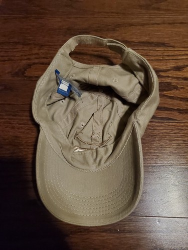 Gorra ajustable Flex Smiley Face Logo color caqui tostado 1014 - Imagen 2 de 2