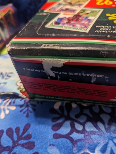 1992 Score Italian Football Soccer Box - Picture 3 of 3