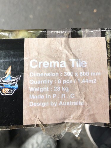Brand New Half Price StoneFloor tiles in Crema 11sq m Interior Floating Floor - Picture 3 of 8