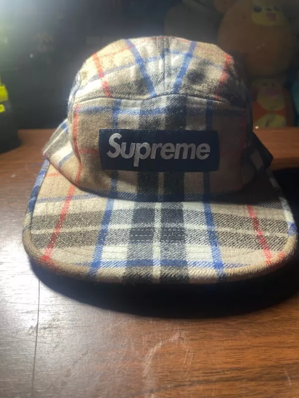 Casquette Supreme Lochcarron marron