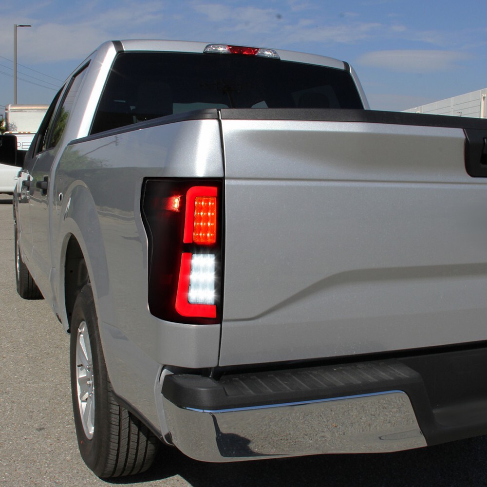 Smoke LED Tail Lights Assembly For Ford F150 F150 2015 2019 2020 Rear