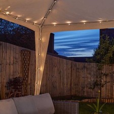 Solar Powered Gazebo String Lights Outdoor Garden Pergola Tent Fairy Lighting