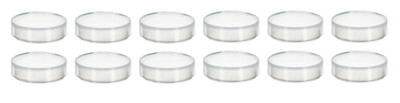 12PK Plastic Petri Dishes - 2'' Dia., 0.5'' Depth - Polypropylene - Eisco Labs