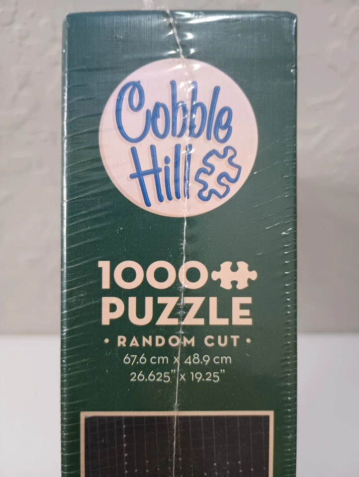 Rompecabezas Cobble Hill 1000 piezas "Santa Painting Cars" Tom Newsom NUEVO sellado Foto 3 de 4