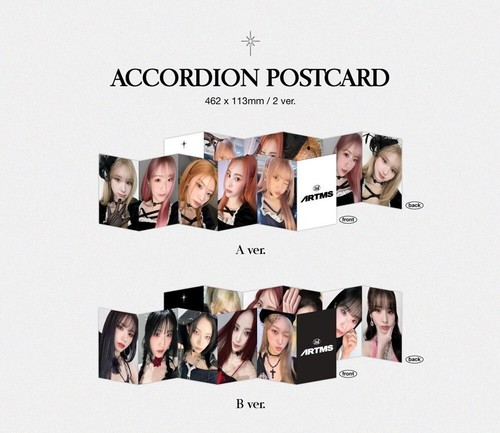 K-POP ARTMS 1er Álbum Plataforma Dall QR 2Ver SET QR Tarjeta + Lista de Pistas + Acordeón - Imagen 3 de 11